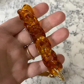 Amber Link Keychain