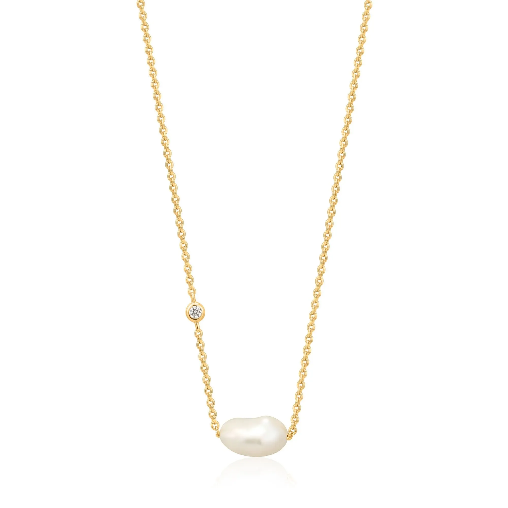 Ania Haie Gold Pearl Necklace