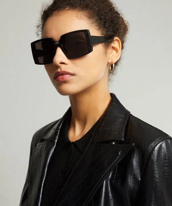 BALENCIAGA SHIELD SQUARE SUNGLASSES