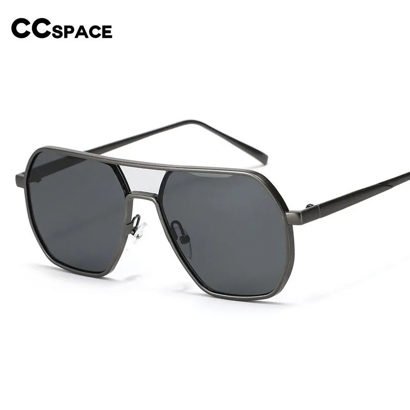 CCspace Unisex Full Rim Polygon Square Tr 90 Alloy 56281