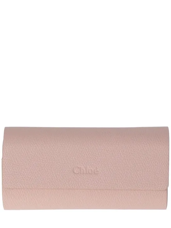 Chloé   Zelie squared acetate sunglasses 