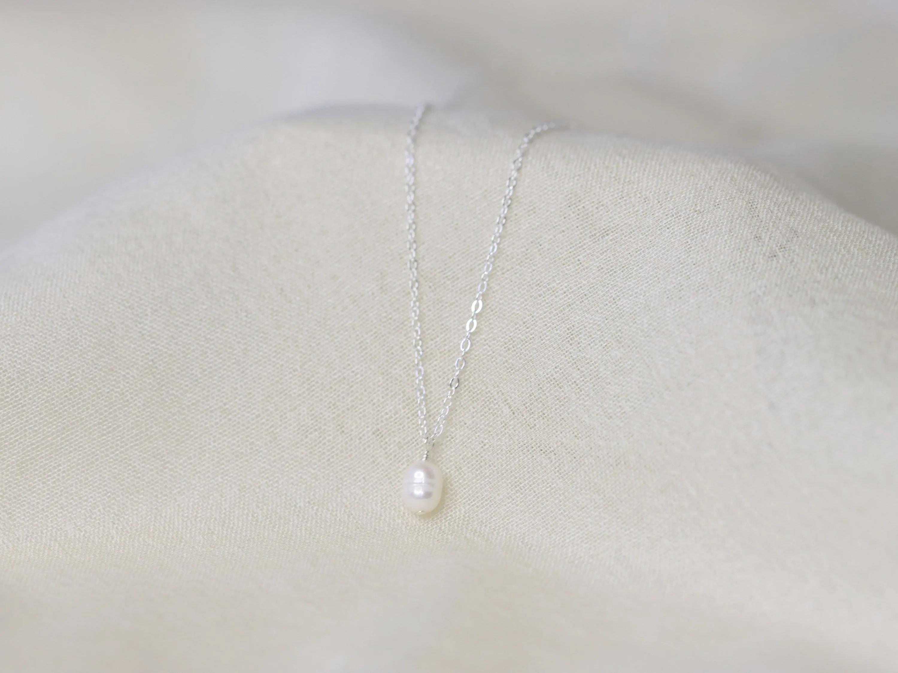 Delicate Pearl Necklace