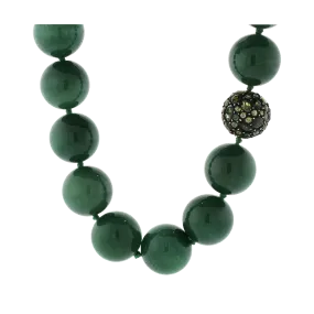 Libra Green Agate Necklace