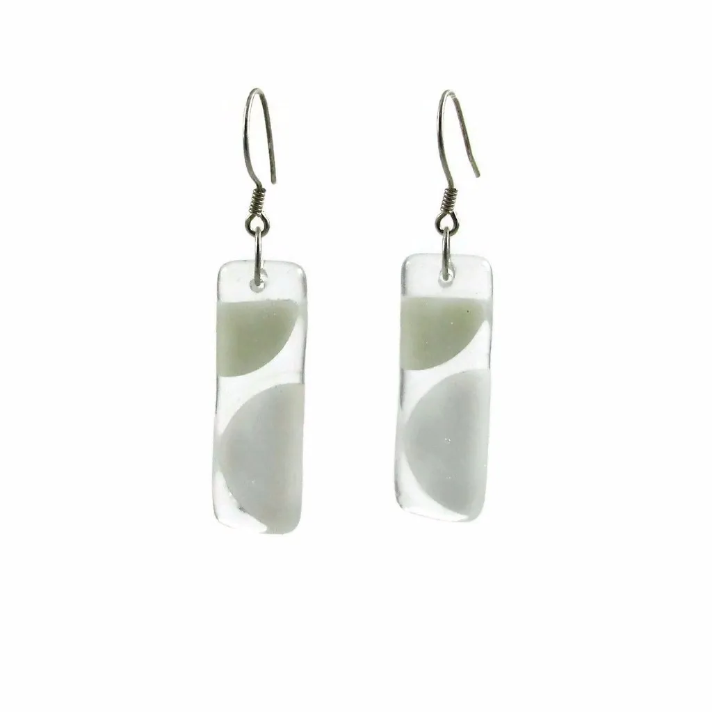 Onda Glass Earrings - Orange