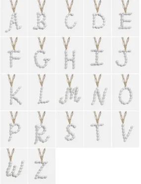 Pearl Initials Necklace