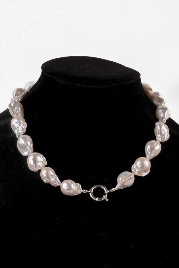 Pearl Necklace - P94 114-15mm 18.5' White