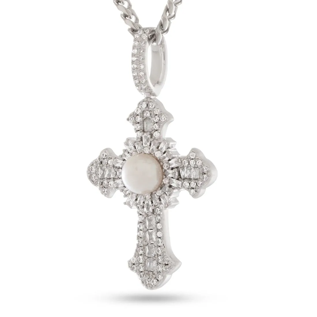 Pearl of Wisdom Cross Necklace