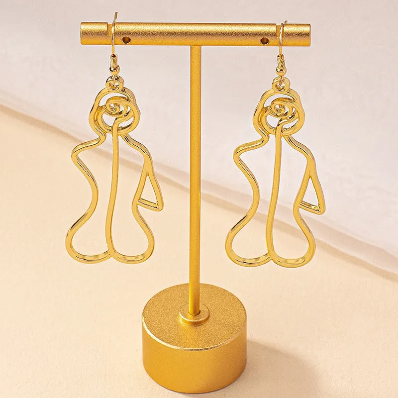 Pre Order:  Irregular Human Body Earrings