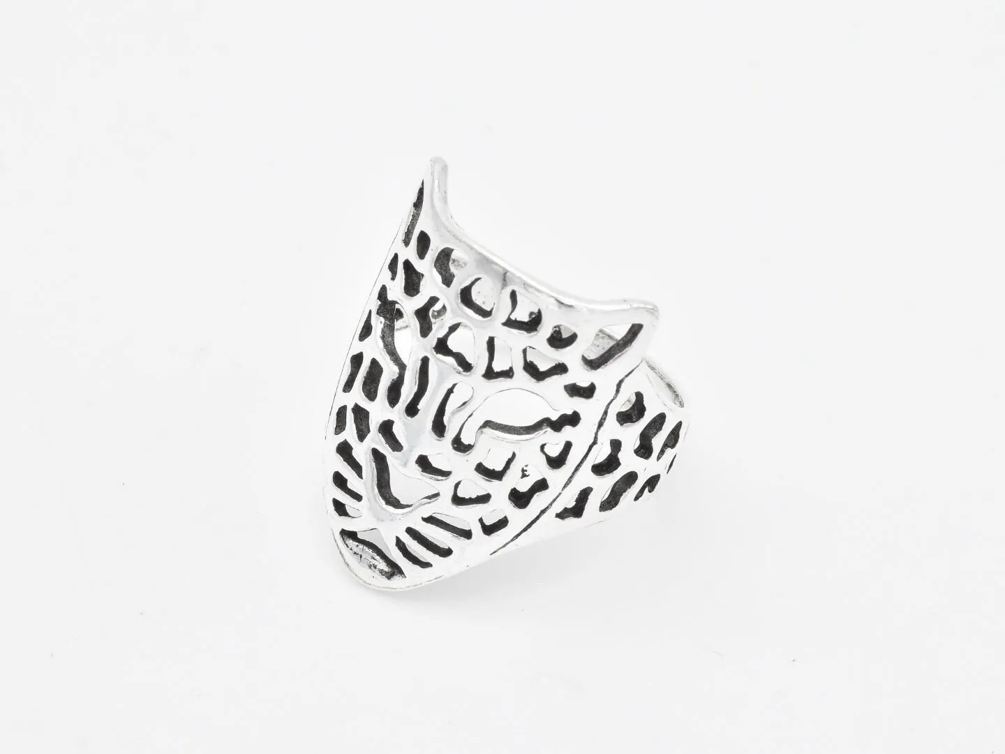 Silver Jaguar Ring - Jaguar Head Rin - Silver Animal Ring