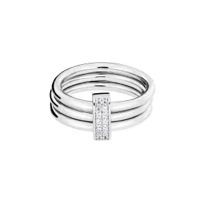 Silver Triple Loop Ring