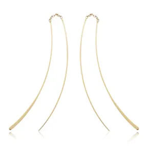 Threader Earrings, 14Kt