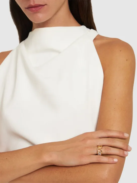 Valentino Garavani   Vlogo Signature band ring 